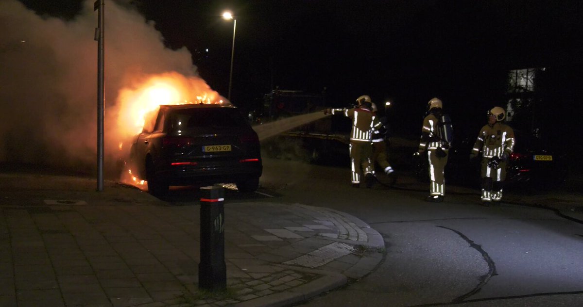 Autobranden in Utrecht Kanaleneiland tijdens nieuwjaar