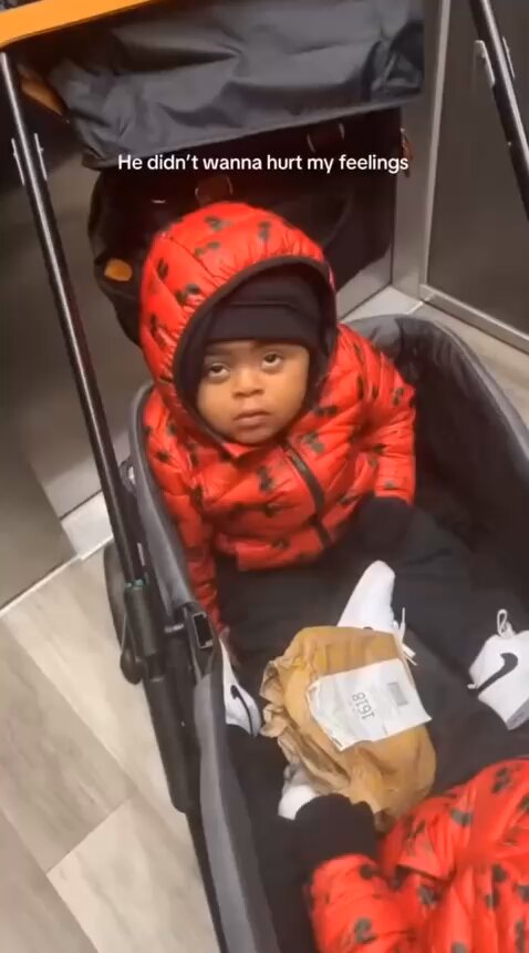 I had never seen a baby hold his laugh in 