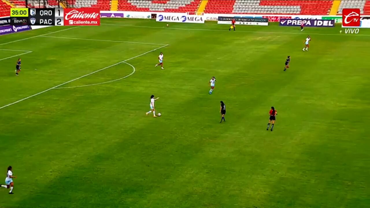 @MyraDelgadillo Hoy @TuzosFemenil la presentó y se estrenó como goleadora.😎Este es la primera anotación de @MyraDelgadillo con las Diosas del Viento.🌬️#SomosDesafiantes ⚡️