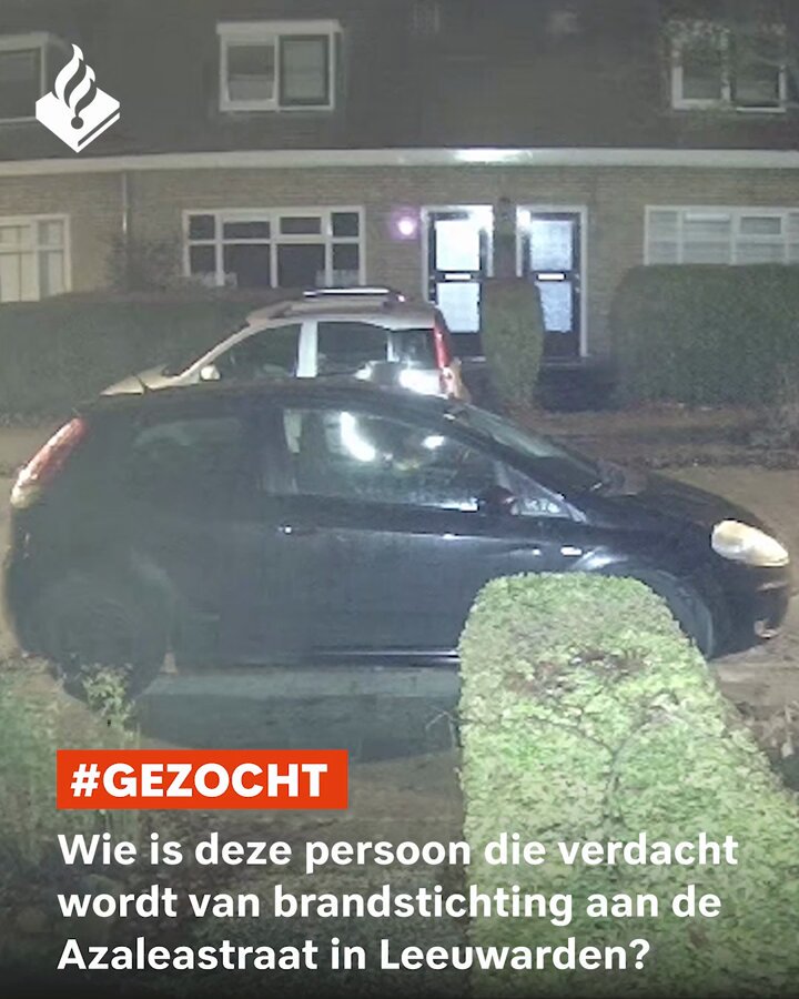 Brandstichting bij auto in Leeuwarden