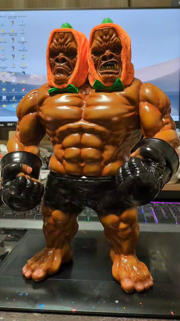 もうこやま　合成魔人 サイクロプスキング Aタイプ　武器付！　ソフビ もうこやま moucoyama 合成魔人 サイクロプスキング アモン