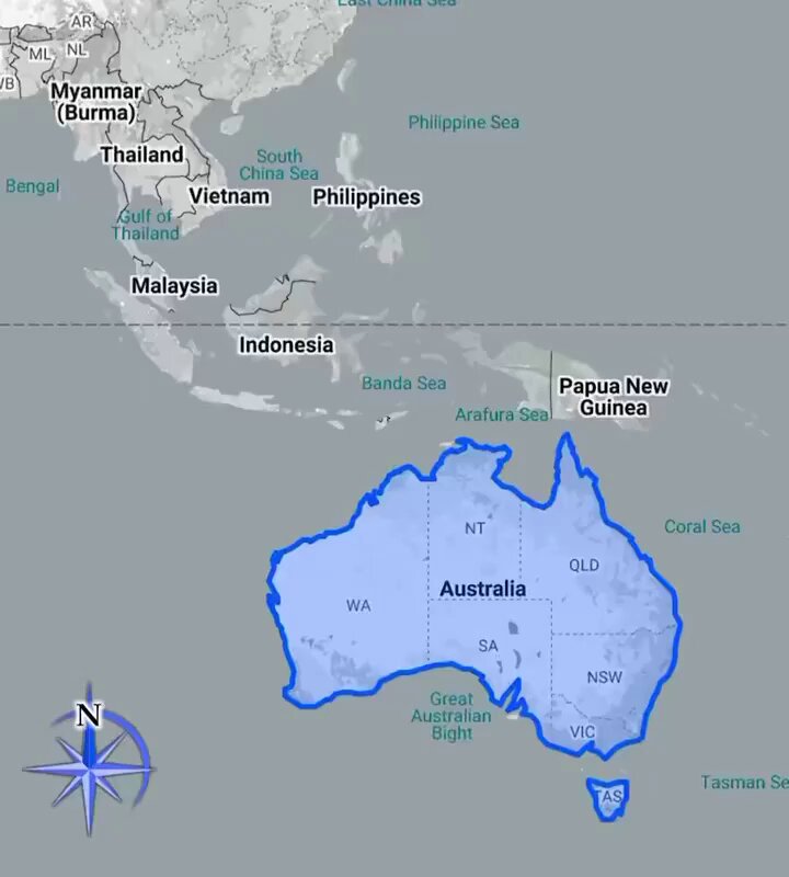 How big is Australia 
