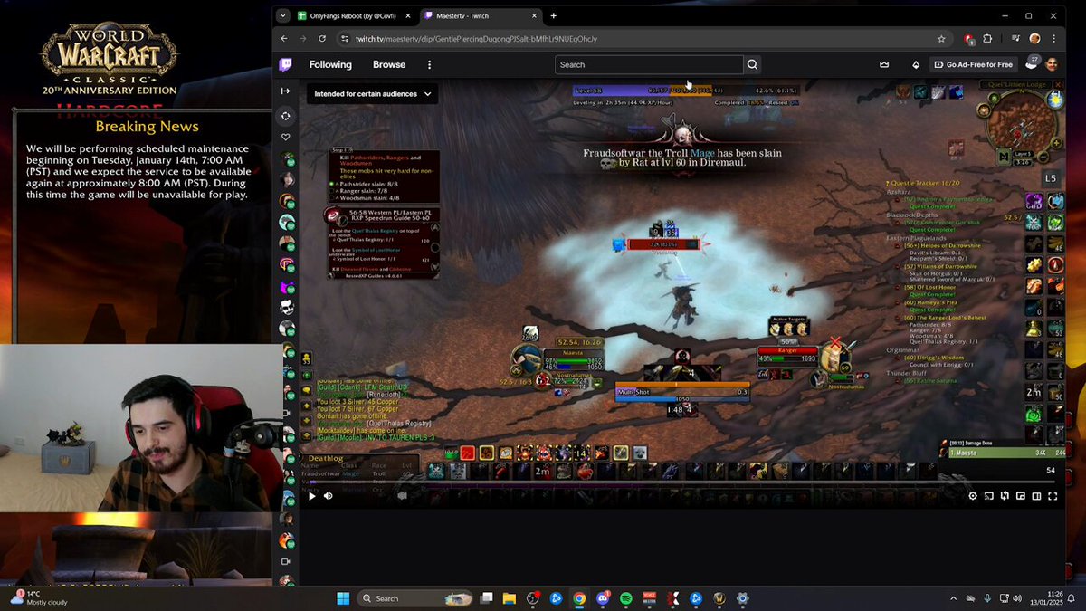 hiroCAMEO×JOKERD SESSION number2 Top Jokerd WoW Classic Twitch Clips - [Stream Highlights