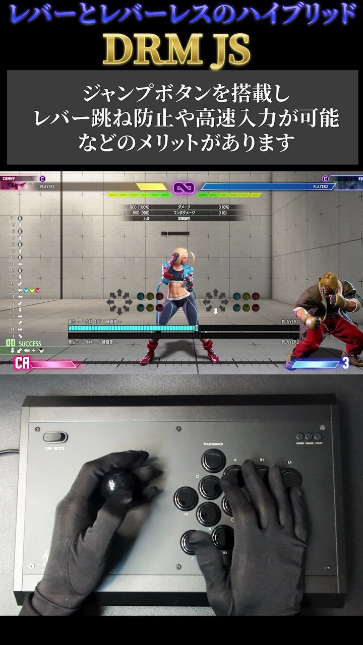 その他 DRMFTG DRM JS DRMFTG DRM JS 三和レバー+Qanba D-1iteボタン ジャンプボタン