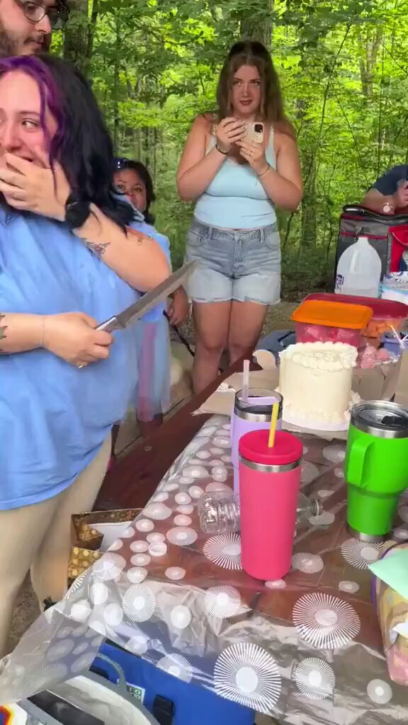 The dads reaction 😭 