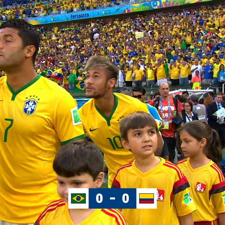 🇧🇷🇨🇴 2014年の名勝負！ ブラジル 🆚 コロンビア #FIFAWorldCup