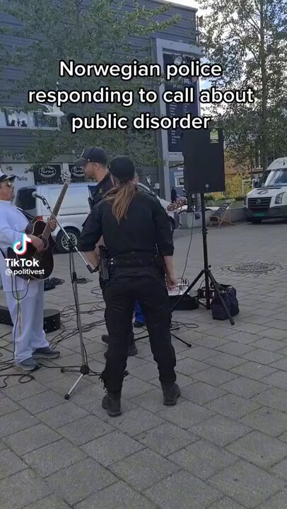 Norwegian cops are just… different. 