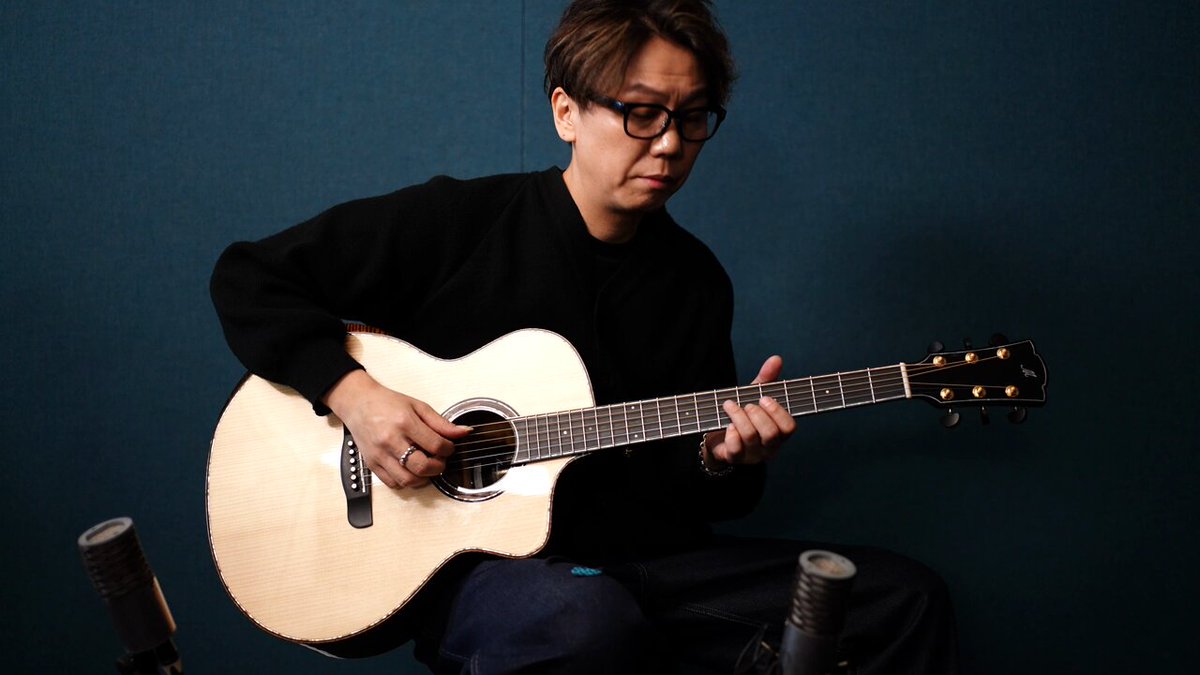 金糸楠カスタムアコースティックギター kazuya yamaguchi's Video on X