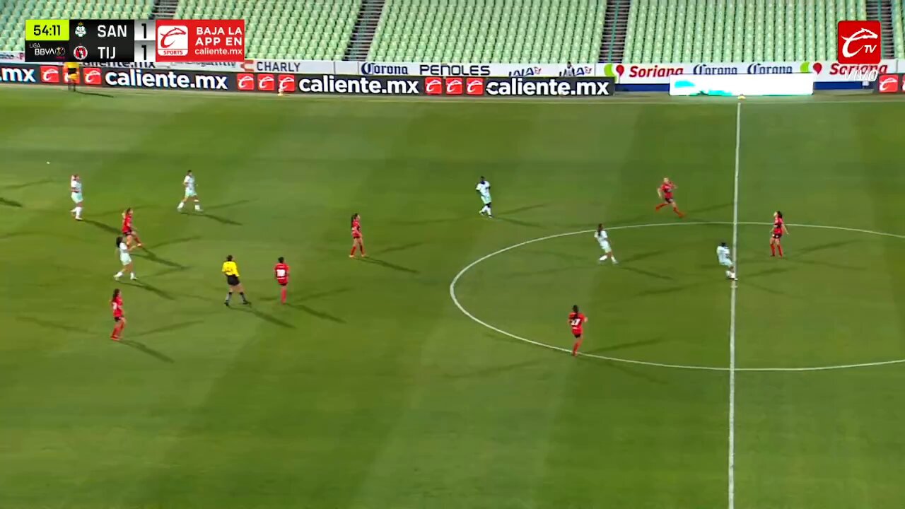 Se volvió a adelantar @XolosFemenil. 🐶 #SomosDesafiantes ⚡️