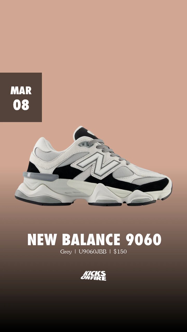 New balance ☆ U9060JBB ‘Grey Jet Black’ e908e23dcc549e28fac8e1aae749d8