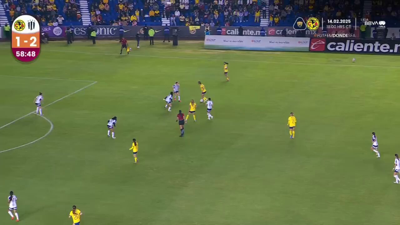 🥵 Se empatabaaa el partido, así entró el balón para el 2-2. 🔥👉🏼   #FutFemDondeSea