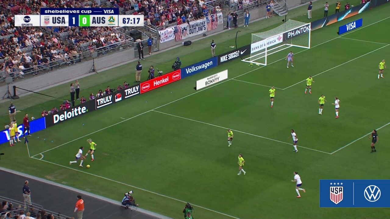 Second cap, first goal! Congrats, Coop!#USWNT x @VW