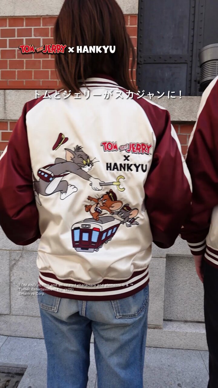 MARUSHIN スカジャン TOM and JERRYトムとジェリー 楽天市場】キャラジャン トムとジェリー トムチェイス