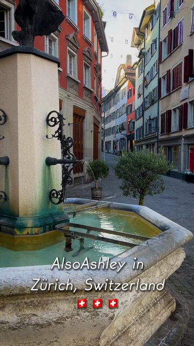 AlsoAshley in Zürich! This is pretty much a full on travel influencer girl video... I am okay with this