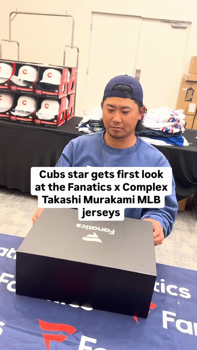 カブス 今永昇太 MLB日本開幕戦を記念し、村上隆氏とコラボした