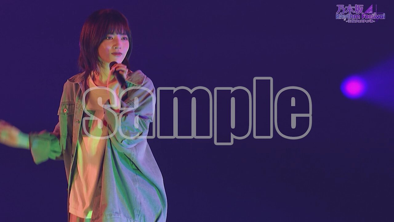 乃木フェス ledクロック 林瑠奈 （今夜24:59から／ 超・ #乃木坂