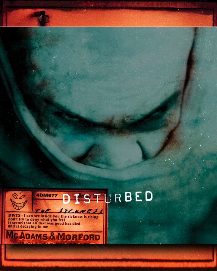 DISTURBED / THE SICKNESS ピクチャーレコード Disturbed - The Sickness 25th Anniversary Editi on CD, Vinyl