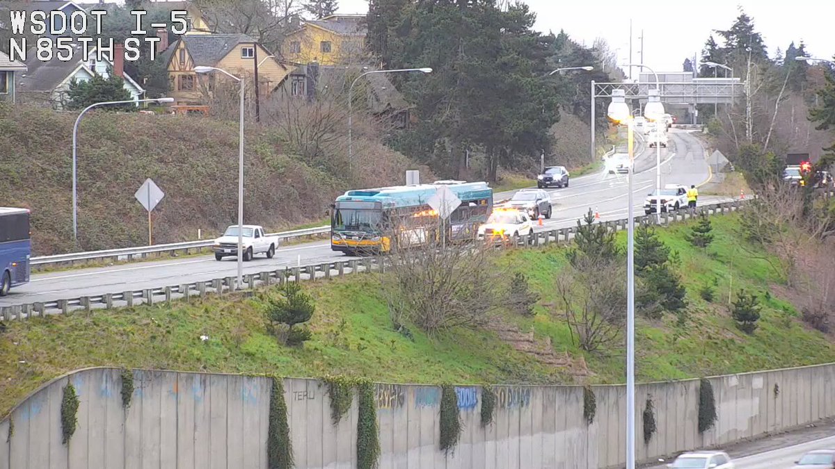 西雅图的NB I-5外坡道至第85街的NB