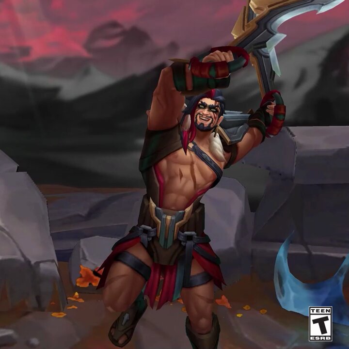 League of Legends Grand Reckoning chromas featuring champions with new color variations in dramatic battle poses