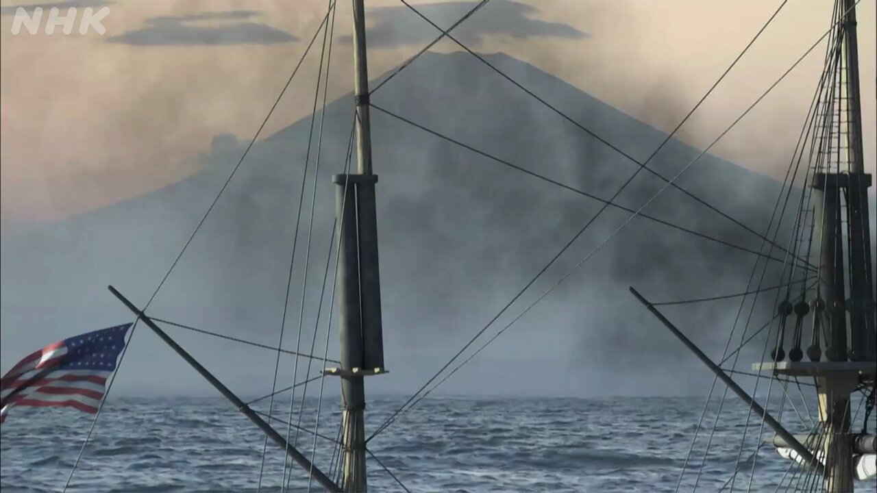 カリビアン　gif ＼ #3か月でマスターする江戸時代 ／ 今回のテーマは「ペリー来航」！ 江戸幕府はオランダからの情報で  ペリー来航を１年前から知っていた？ そしてその時幕府が取った驚きの行動は…？ 最新研究からペリー来航で揺れる幕府の内実に迫ります。 #E ...