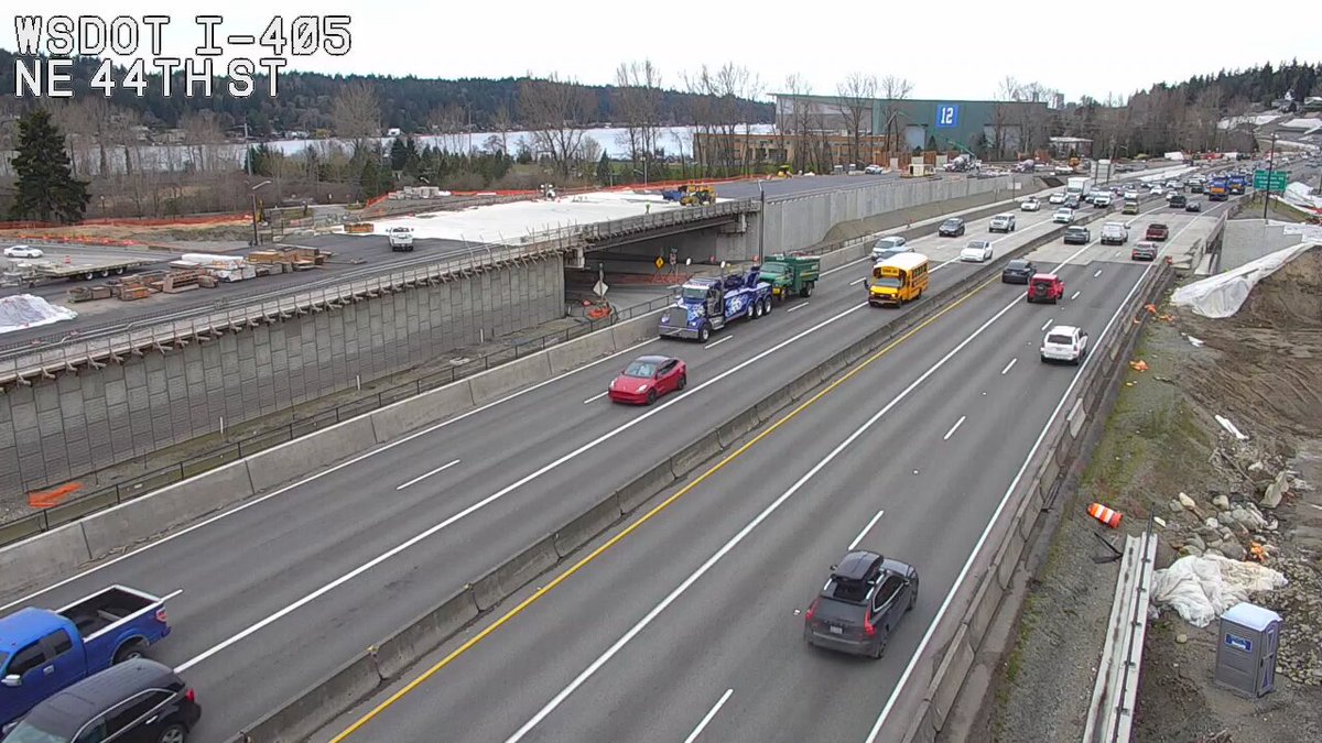 I-405周六晚上的车道关闭！