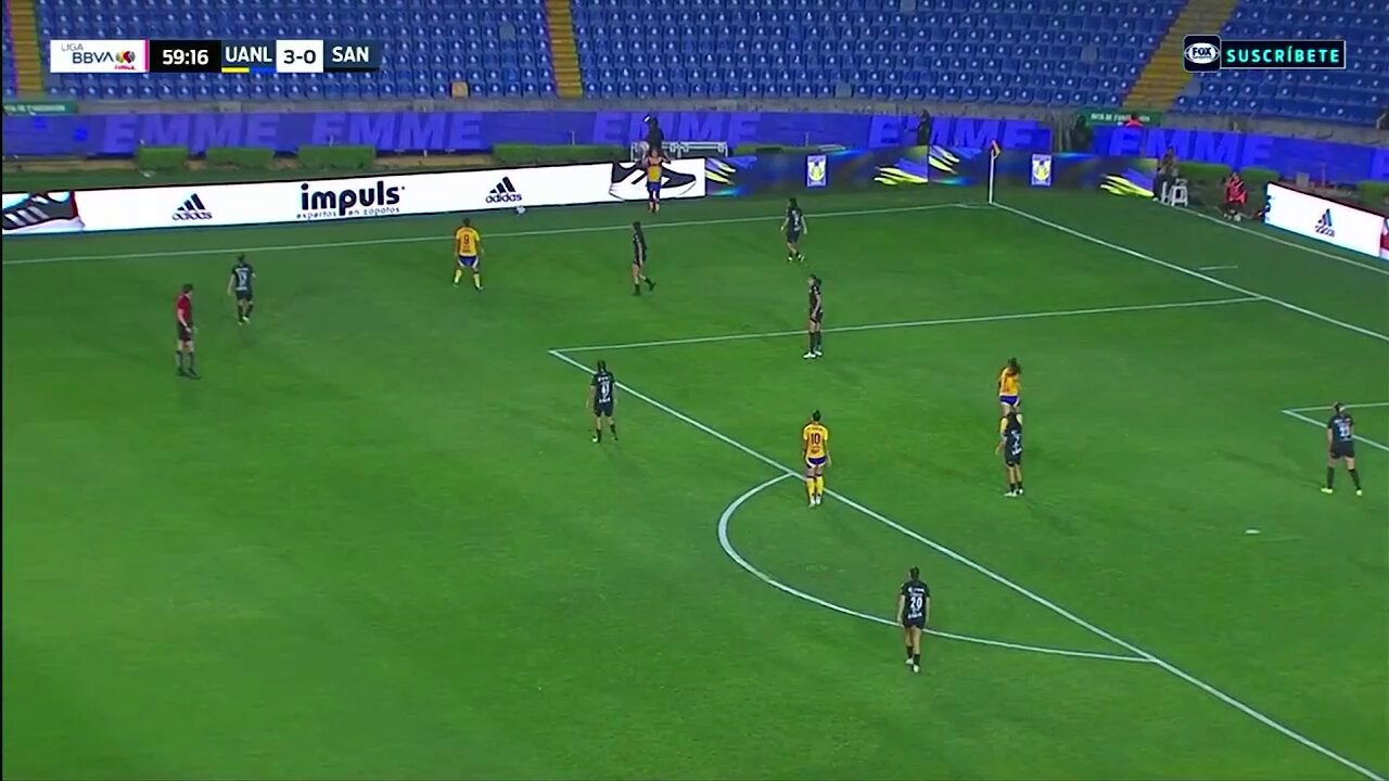 ✅ El cuarto de la noche, así aumentaron los números para @TigresFemenil. 👀#SomosDesafiantes⚡️