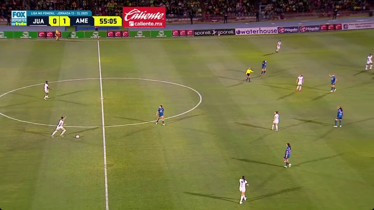 ¡Las Bravas mandan el balón al fondo de las redes para el 1-1! 🙂‍↕️🔥#SomosDesafiantes⚡️