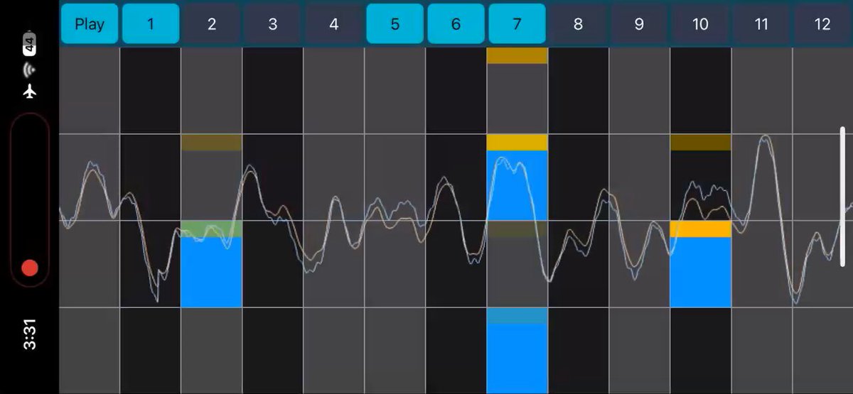 Now with the waveform visualized, also testing that the PWA works in offline mode. Almost there! htt