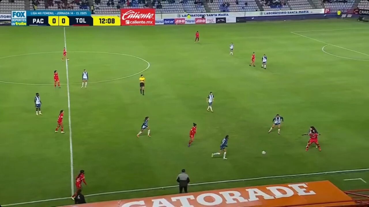 Y así fue como Michaela Abam abrió el marcador. 🔥#SomosDesafiantes⚡️