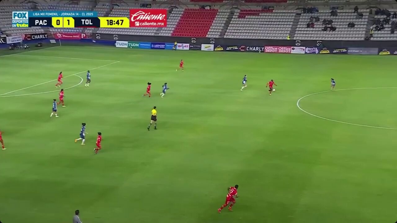 ¡Disfruten el gol de @TolucaFemenil! 😈#SomosDesafiantes⚡️