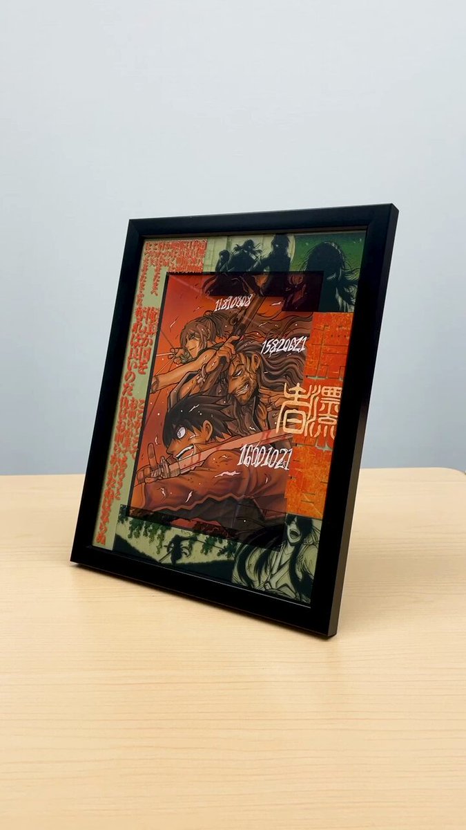 平野耕太 原画展 限定 B4 キャラファイングラフ HELLSING ヘルシング HELLSING機関 B4キャラファイングラフ 平野耕太 受注生産 - メルカリ