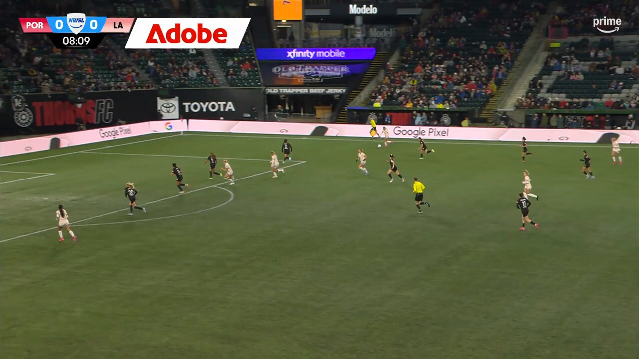 THAT TURN AND THE ANGLE 😮‍💨Kennedy Fuller puts @weareangelcity up at Providence Park 🪽