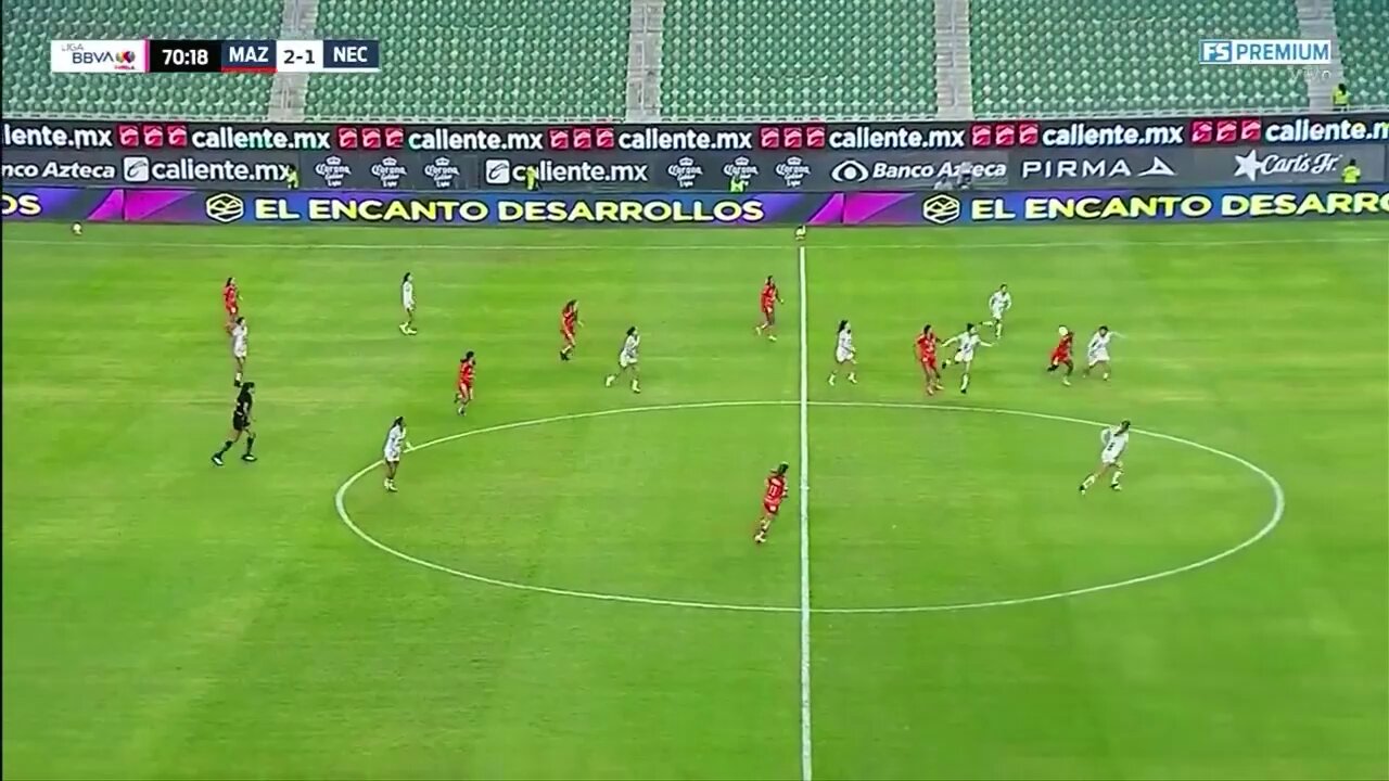 El gol de Cesane que extiende la ventaja de las locales...