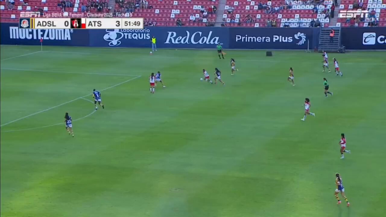 María Paula Salas y su póker de goles con @AtlasFCFemenil. 🔥#SomosDesafiantes⚡️