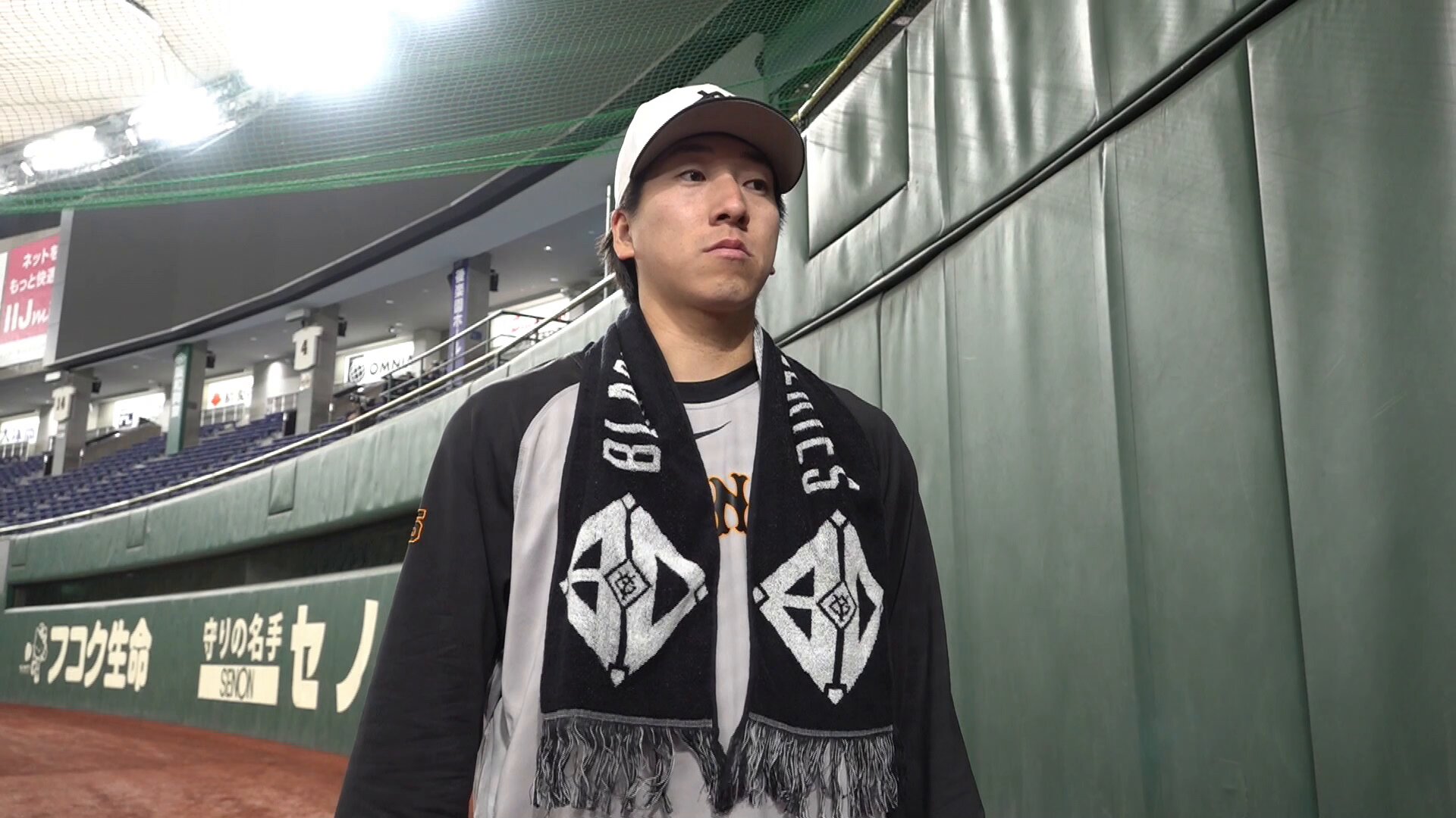 4月17日配布 巨人タオルマフラー （巨人】タオル回し再開受け