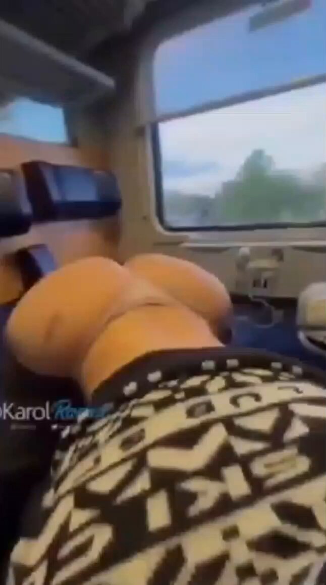 She loves doing it on the train
