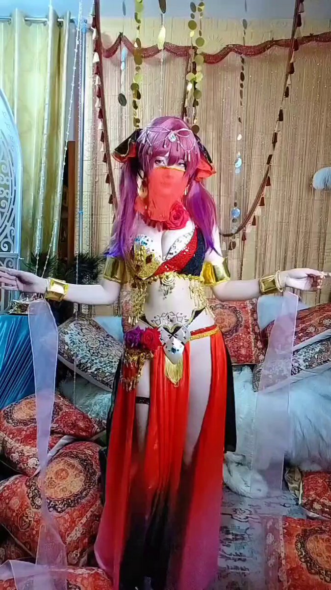 ホロライブ　宝鐘マリン　踊り子　コスプレ　衣装 ホロライブ 宝鐘マリン 踊り子 コスプレ衣装 ウィッグ・靴追加可