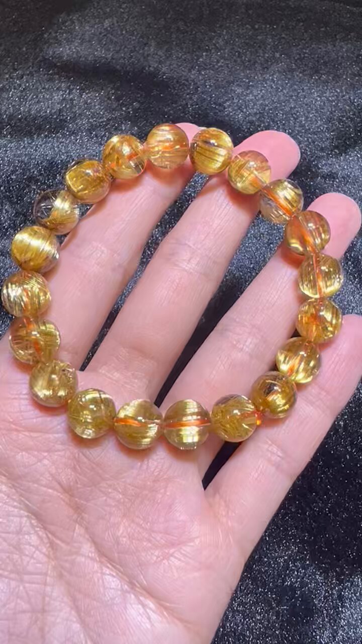 G32☆特選感謝品♡☆金運財運の象徴【10.5mmゴールドルチル