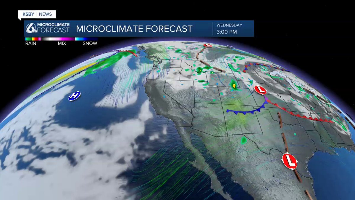 Onshore flow cools coastal areas, slight warming trend affecting the interior – KSBY News