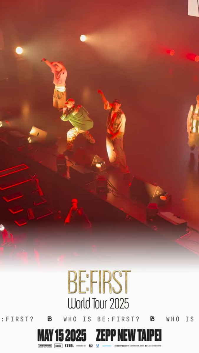 BE:FIRST】World Tour 台北【Talk to Fans】Zepp New Taipei