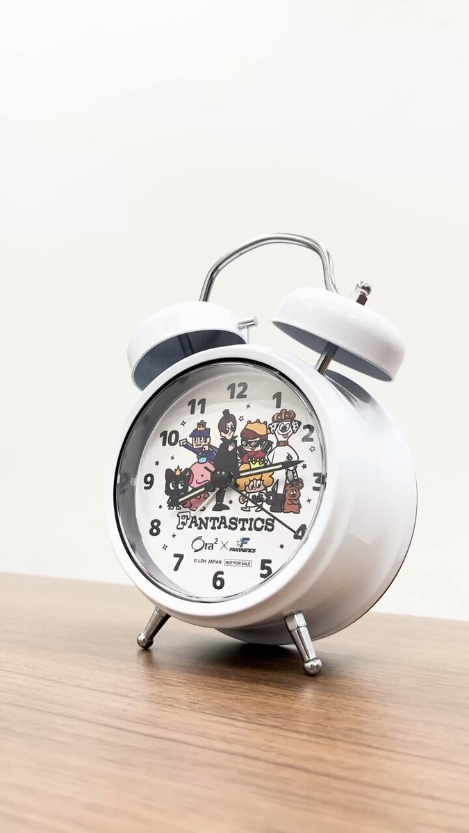 【新品未使用】Ora2 x FANTASTICS オリジナル目覚まし時計　非売品 新品未使用】Ora2 x FANTASTICS オリジナル目覚まし時計 非売品