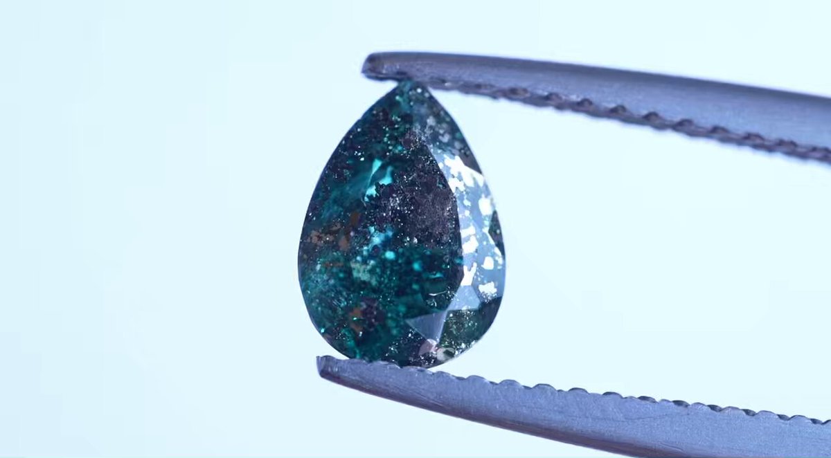 【美波*.Atelier天然石】 12.8ct☆高品質☆合成アクアマリン ルース シンセティック