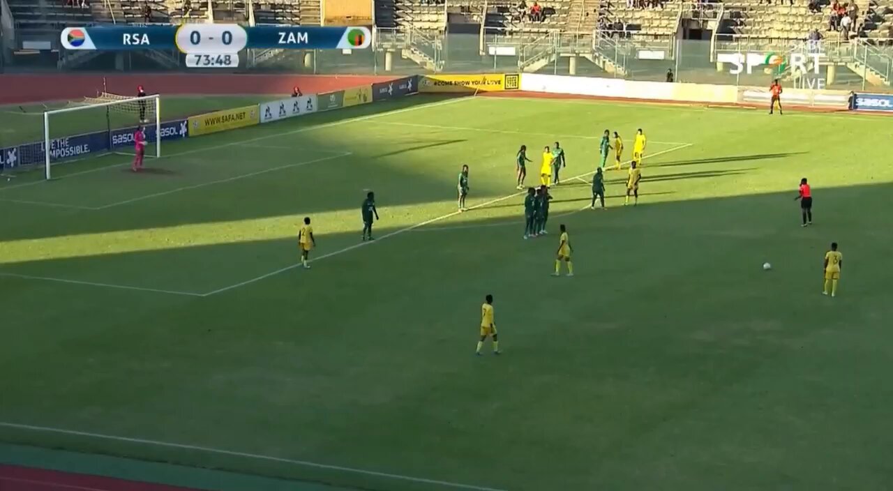 Goal! Gamede's 74th minute strike