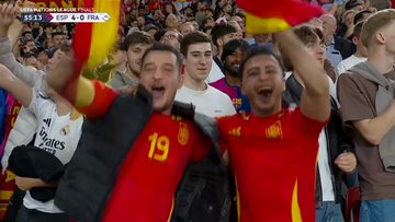 GOOOAAL FOR LA ROJA! 🇪🇸Lamine Yamal converts it from the spot to give Spain a 3-0 lead over France! 🎯