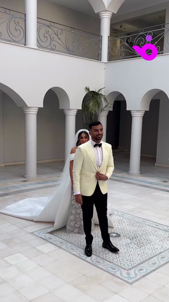 اللقطات الأولى من حفل زفاف منة عدلي القيعي ويوسف حشيش 