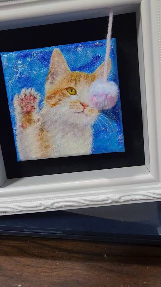 【Caty】見つめる猫 アクリル画 公式】フジのお歳暮・冬ギフト - WEBカタログ掲載中 Caty