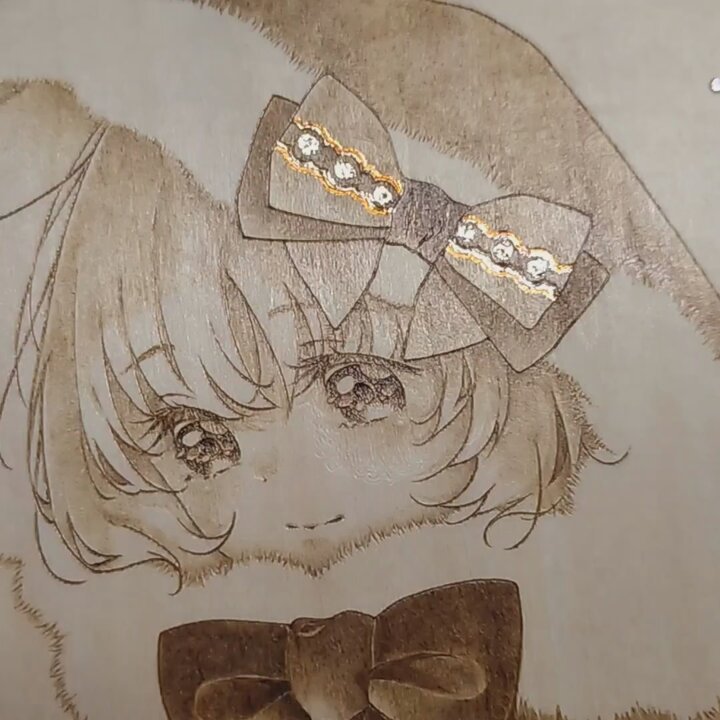 ウッドバーニング作品