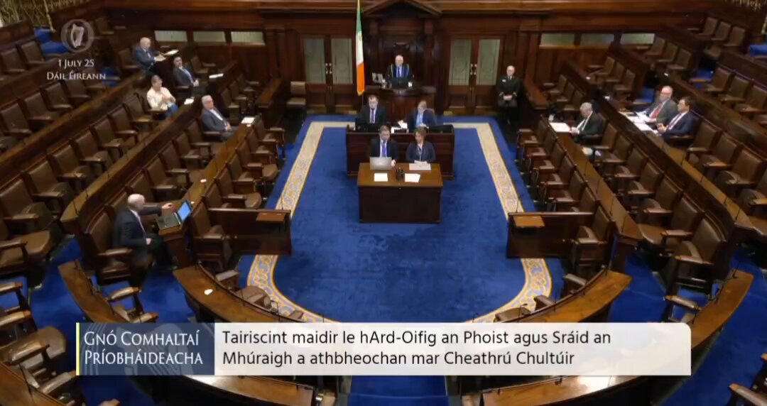Mattie McGrath speaks about the GPO in the Dáil