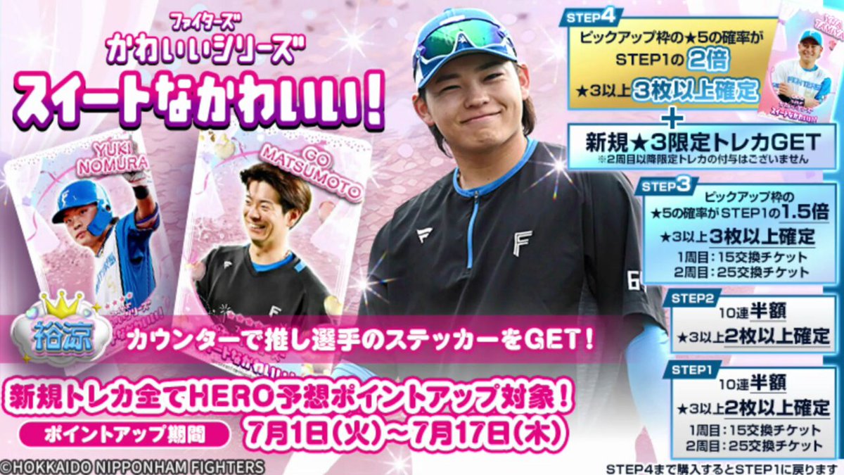 北海道日本ハムファイターズ公式 on X: 