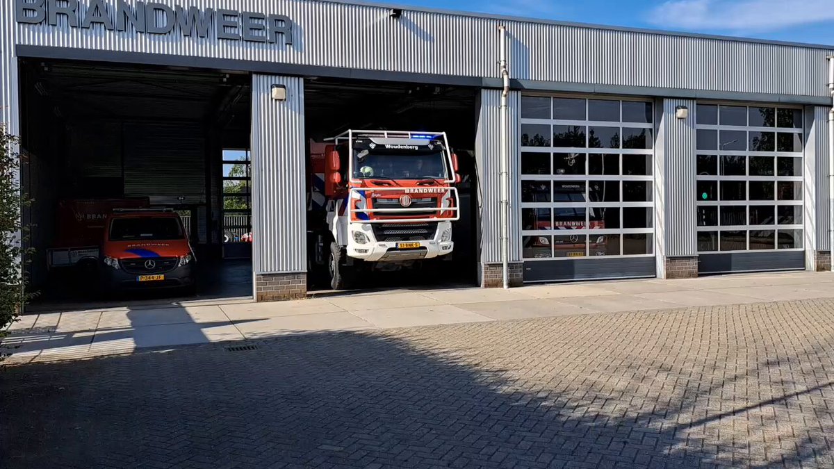 Bosbrand aan de Traayweg in Austerlitz